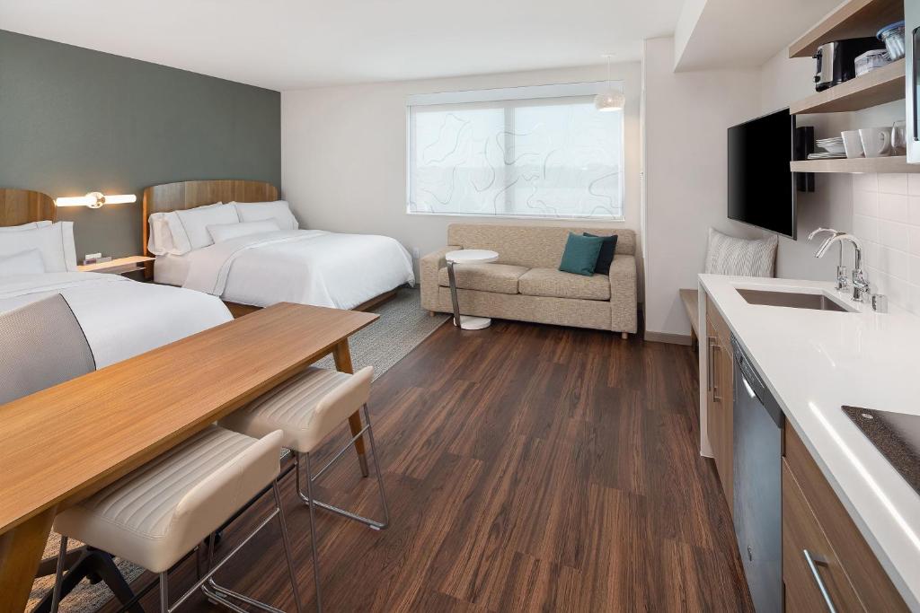 Sustainability certification Element by Marriott Bloomington Mall of America - Camera Queen Con Doccia A Filo - Accessibile A Persone Con Mobilità Ridotta E Problemi Uditivi