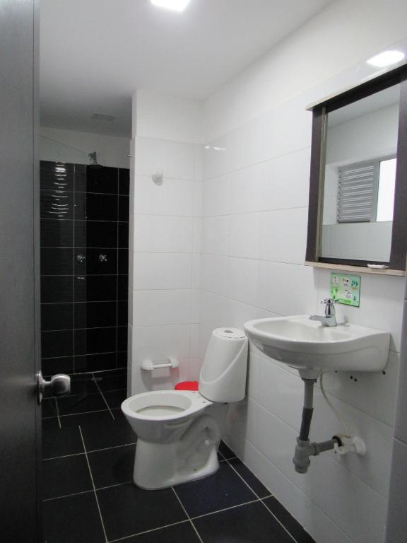 Koupelna v ubytování Hotel Murano Medellín