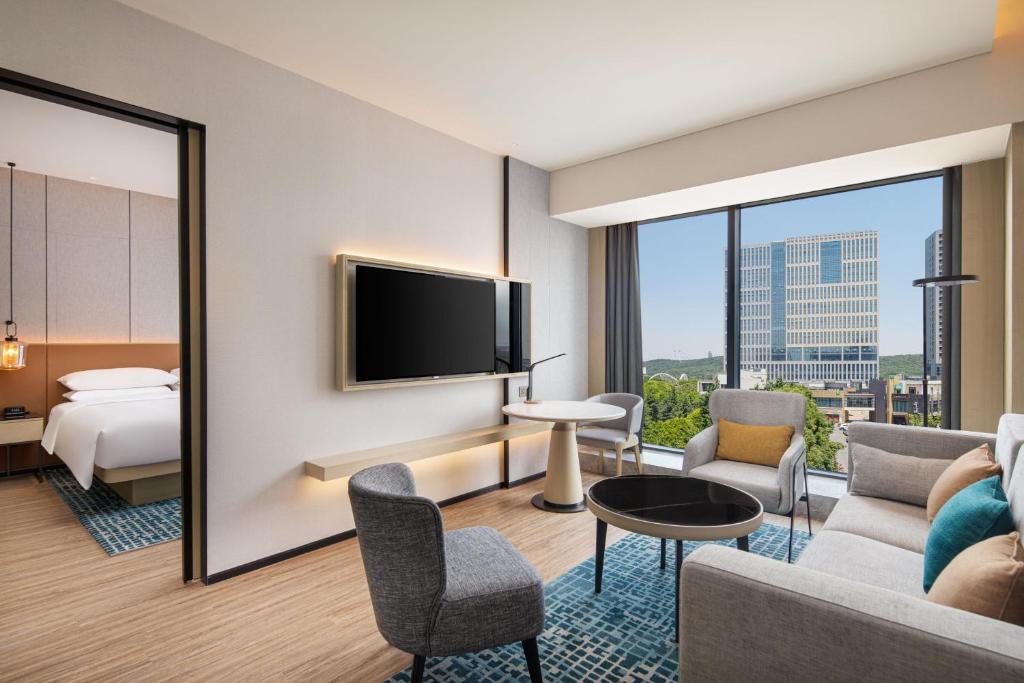 Courtyard by Marriott Jiangyin - Executive King Suite Met één Slaapkamer - Uitvoerend Niveau
