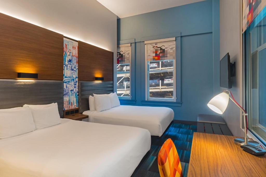 Aloft Houston Downtown - In Alto, Camera Per Gli Ospiti, 2 Regina