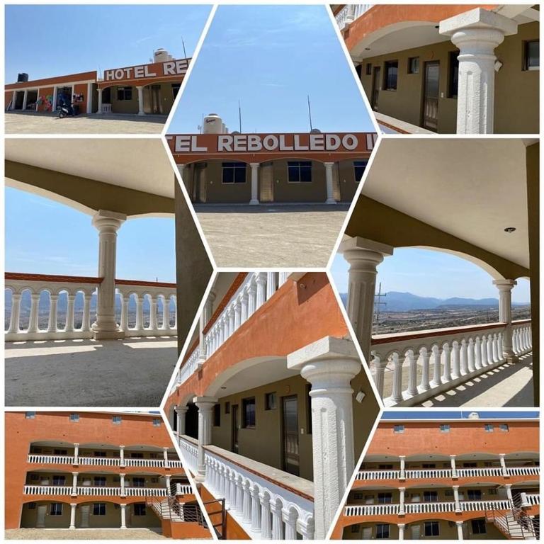 a collage of pictures of a school with a building at REBOLLEDO IMPERIAL cerca de grutas tolantongo in San Cristóbal