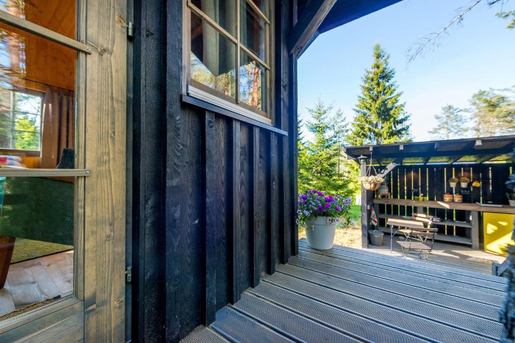 Balkón nebo terasa v ubytování Treehouseestonia