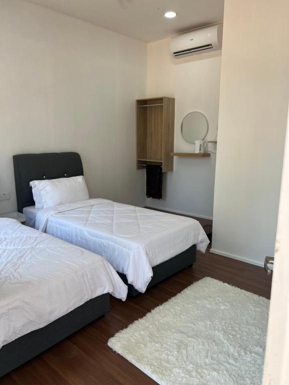 Postel nebo postele na pokoji v ubytování A’Casa Cottage