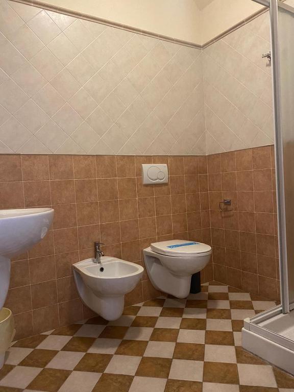 A bathroom at Hotel Virginia