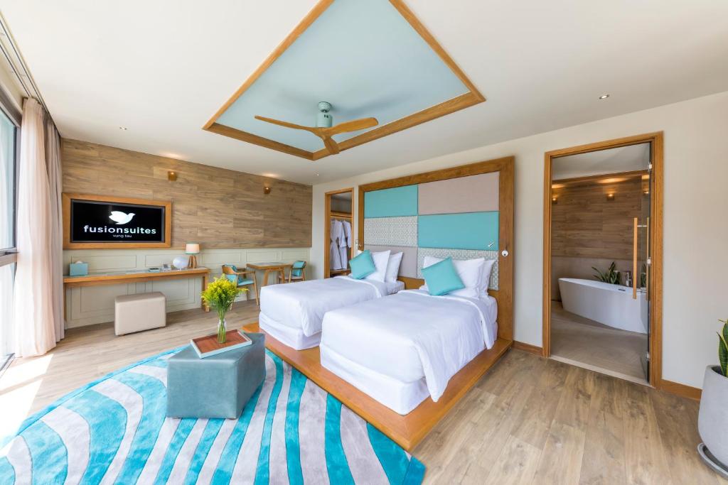 Suite Fusion Deluxe 2 Giường Đơn Nhìn Ra Thành Phố - Bao Gồm Spa Hằng Ngày