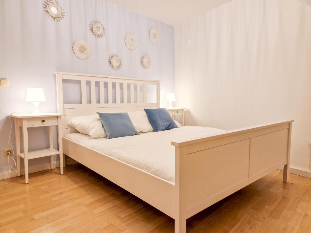 Postel nebo postele na pokoji v ubytování Apartment Dingworthstraße