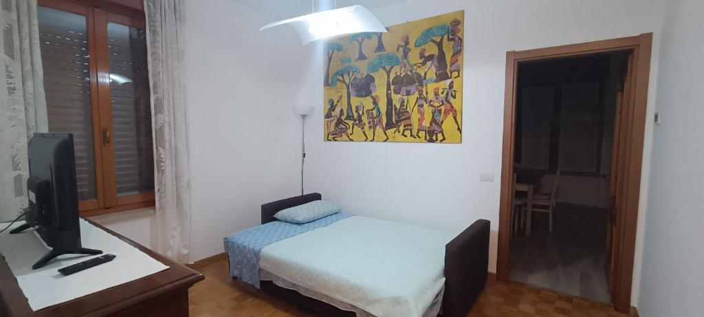Posteľ alebo postele v izbe v ubytovaní A casa di Mirco