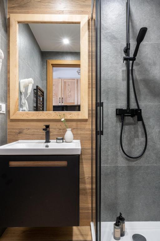 Koupelna v ubytování Góralska Strefa Domki & SPA