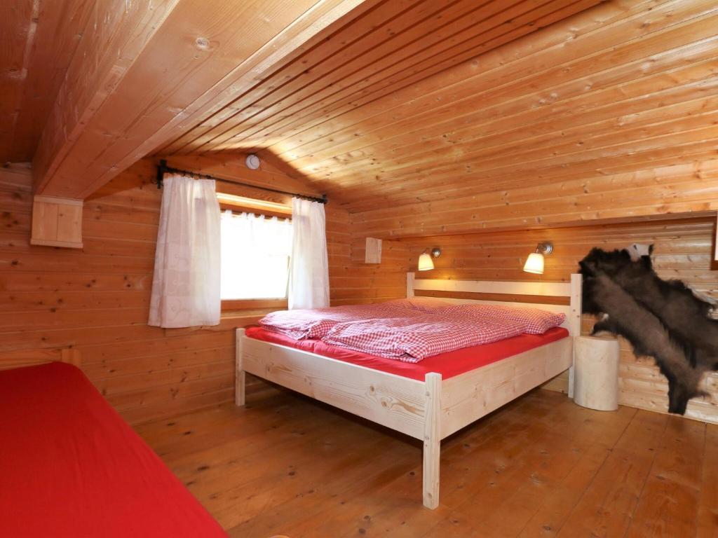 Postel nebo postele na pokoji v ubytování apartment Gipfelstürmer directly on the ski slope