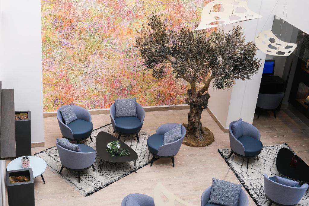 Posezení v ubytování Thalazur Antibes - Hôtel & Spa