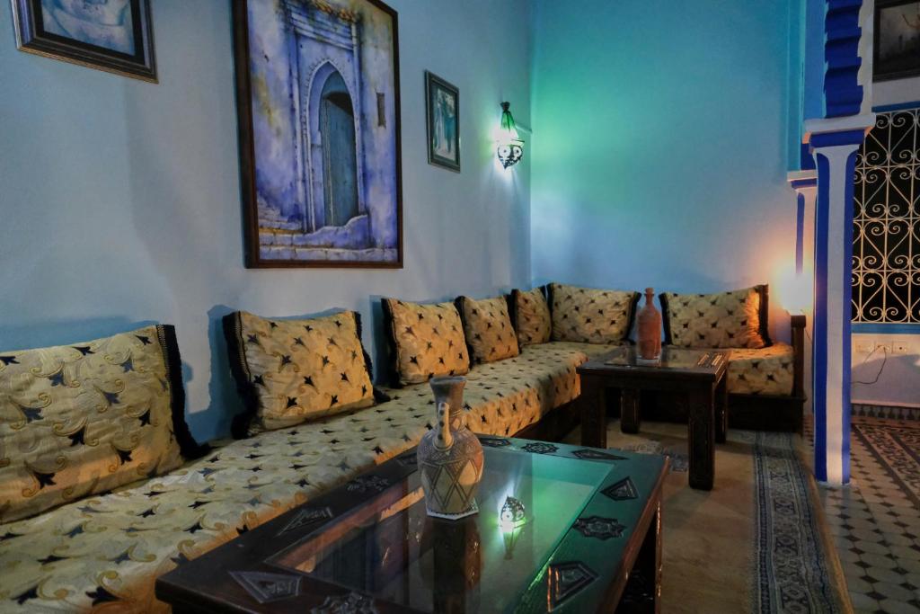 Część wypoczynkowa w obiekcie Riad Nerja