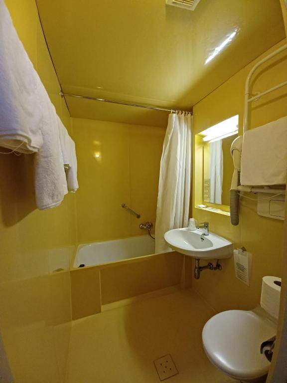 Koupelna v ubytování Hotel Koffieboontje