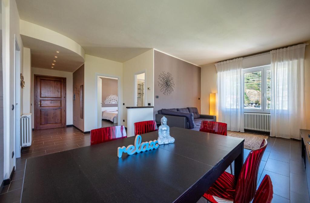 Posezení v ubytování Nymphs of Lake Como, House of Harmony - Lake view apartment