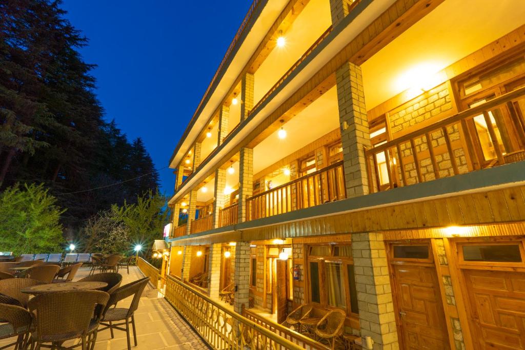 Balkón nebo terasa v ubytování Holiday Home International -Vivaan Stays