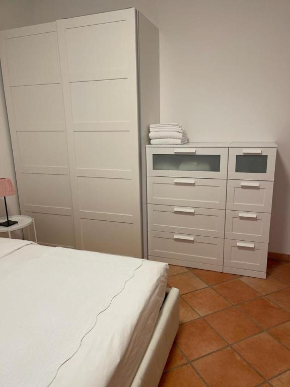 Postel nebo postele na pokoji v ubytování Da Ksenia