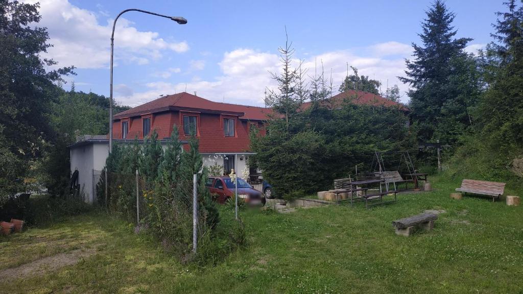 Zahrada ubytování Penzion Nová Ves