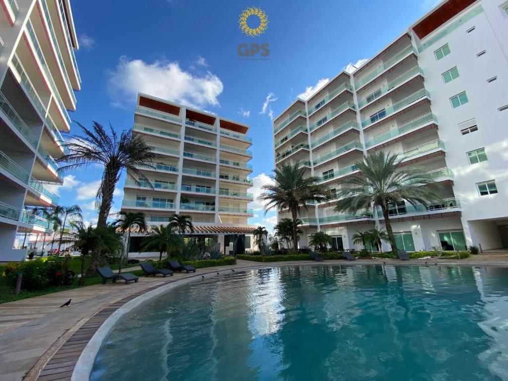 1012 Departamento 2/4 pacífika, vista a la marina - Two-Bedroom Apartment