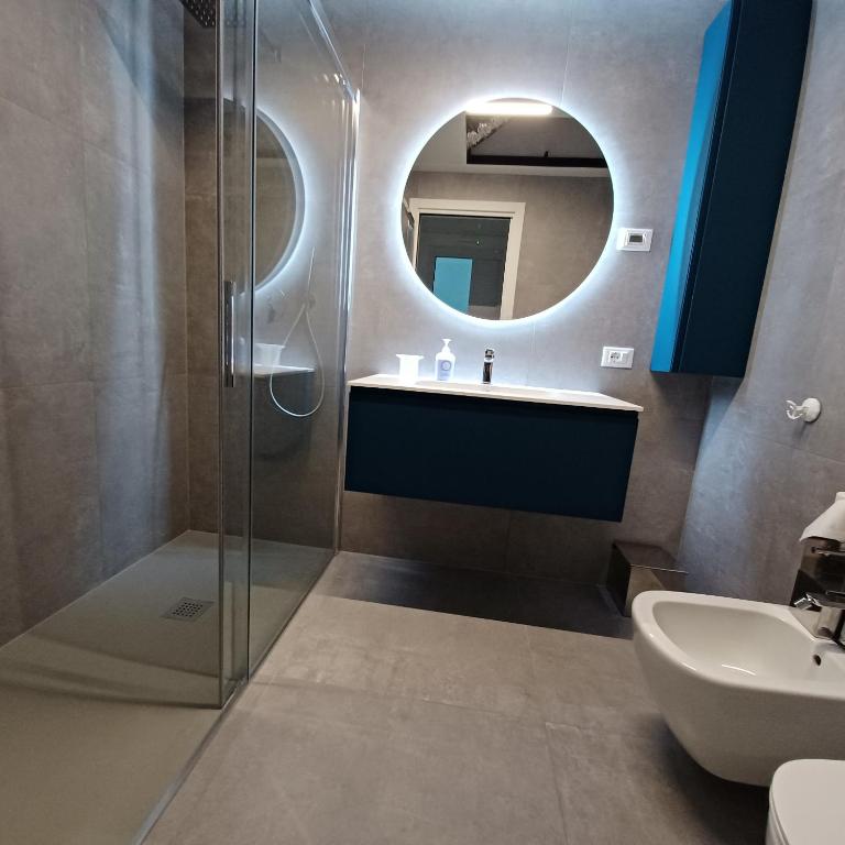 Koupelna v ubytování Casa Ciliegi 3