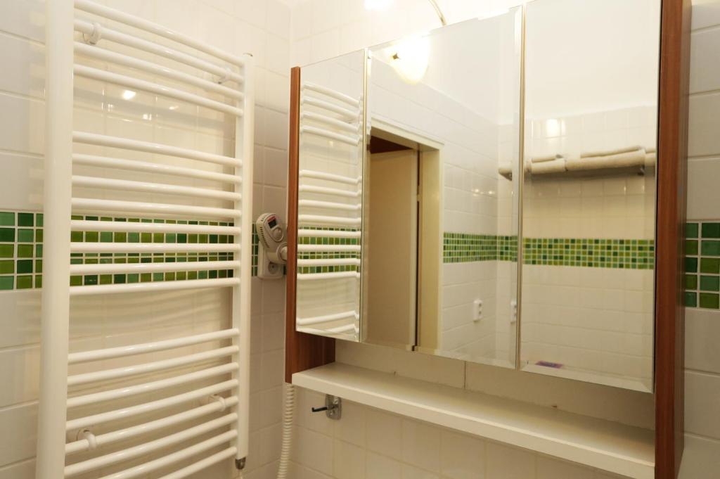 Koupelna v ubytování Greg Apartments Kampa Prague