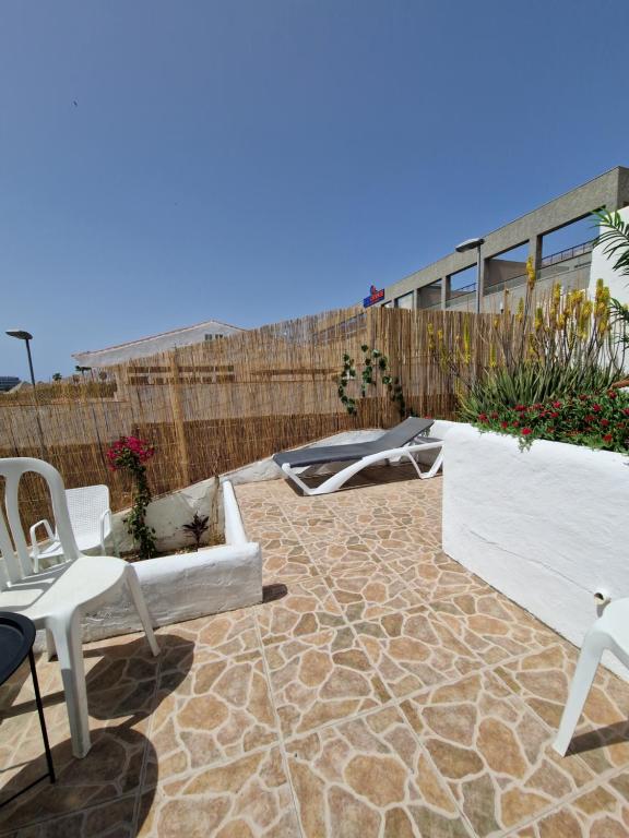 Patio nebo venkovní prostory v ubytování Las Vistas Beach