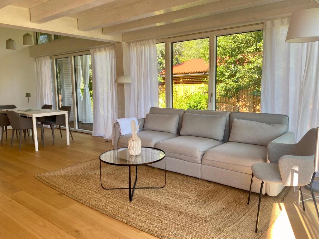 Posezení v ubytování Seechalet Faaker See