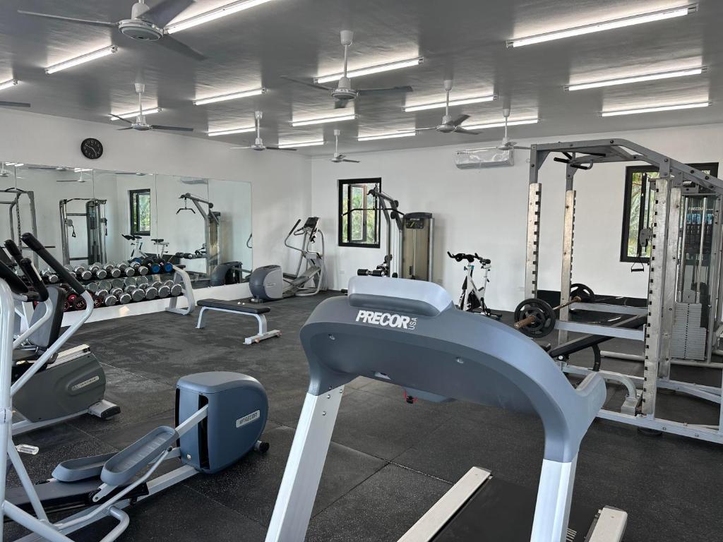 Fitness centrum a/nebo fitness zařízení v ubytování Trogon's Perch