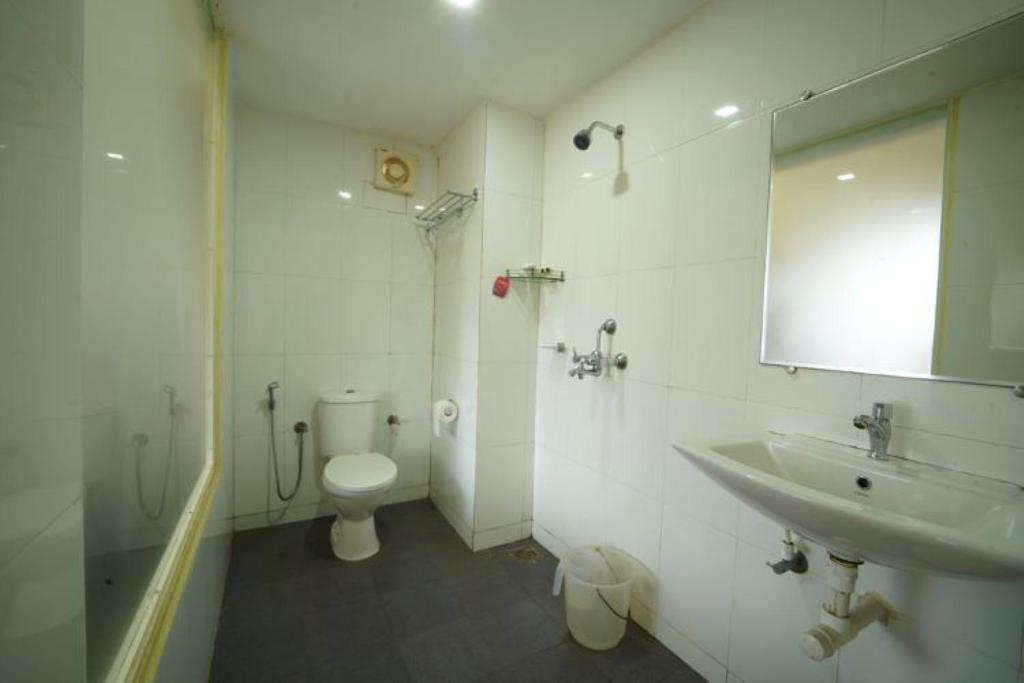 Et badeværelse på Molly's Nest