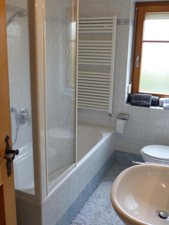 Koupelna v ubytování Apartment Telser
