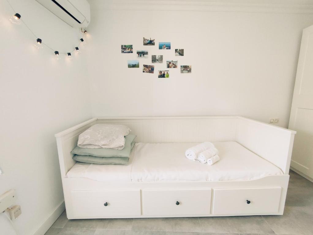 Postel nebo postele na pokoji v ubytování Casa Alameda