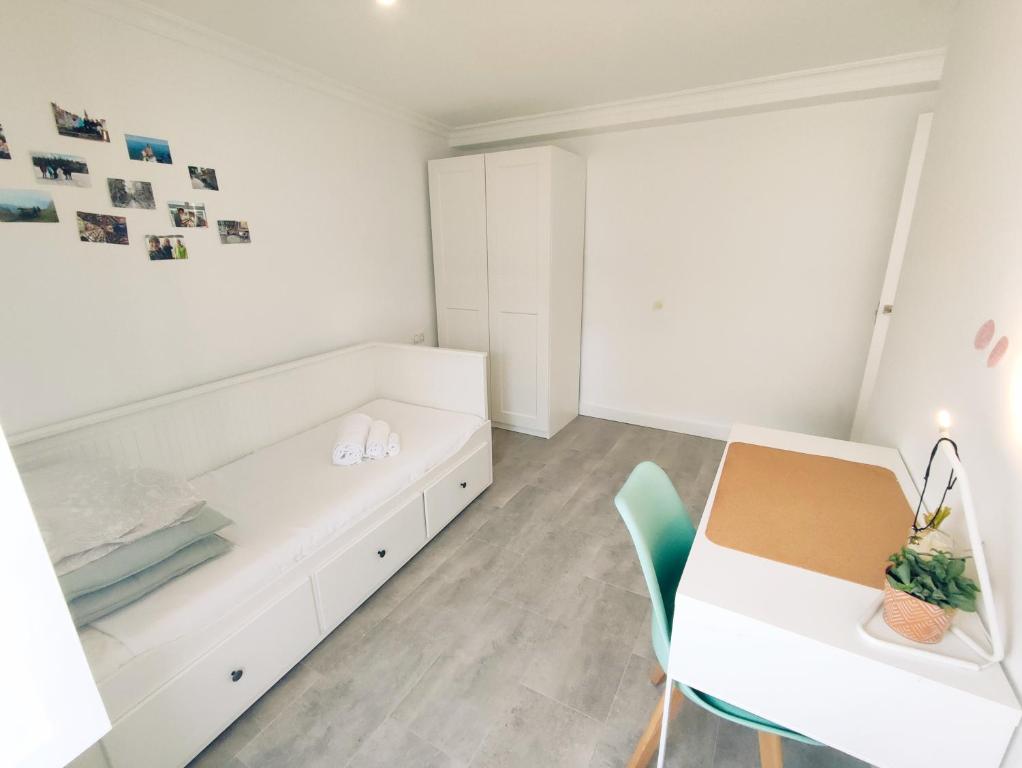 Postel nebo postele na pokoji v ubytování Casa Alameda