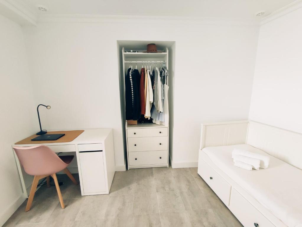 Postel nebo postele na pokoji v ubytování Casa Alameda