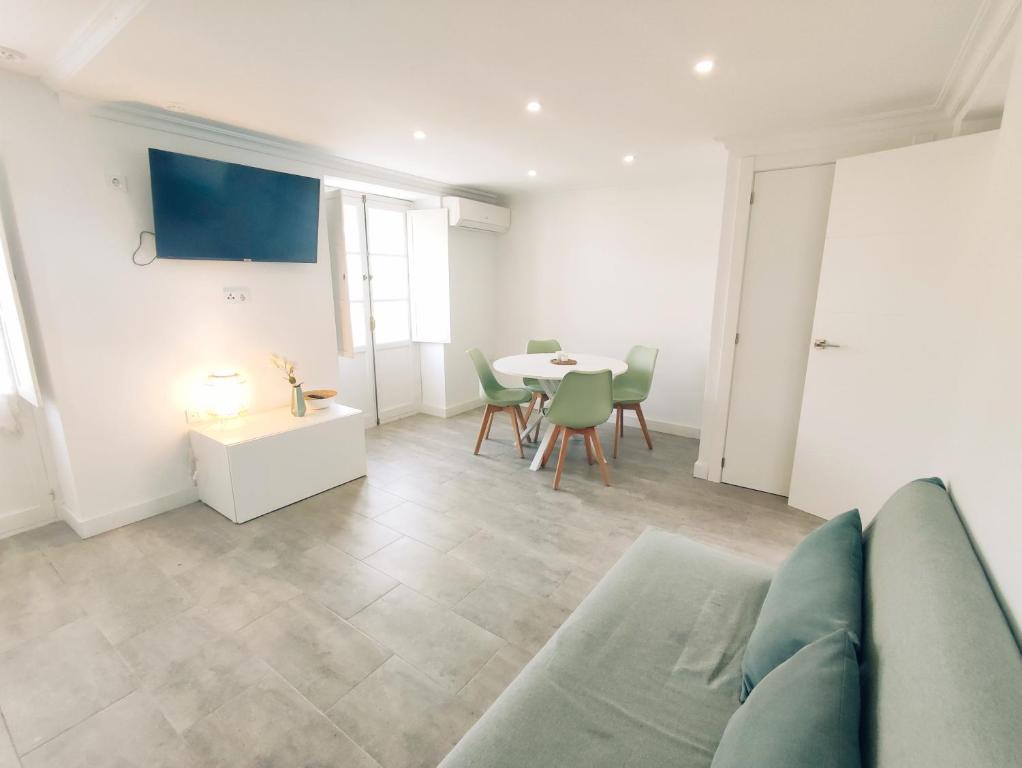 Posezení v ubytování Casa Alameda