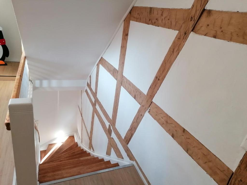 Fotografie z fotogalerie ubytování FeWo im Lehm-Fachwerkhaus Erfurt mit 3 einzelnen Schlafzimmern je mit TV v destinaci Erfurt
