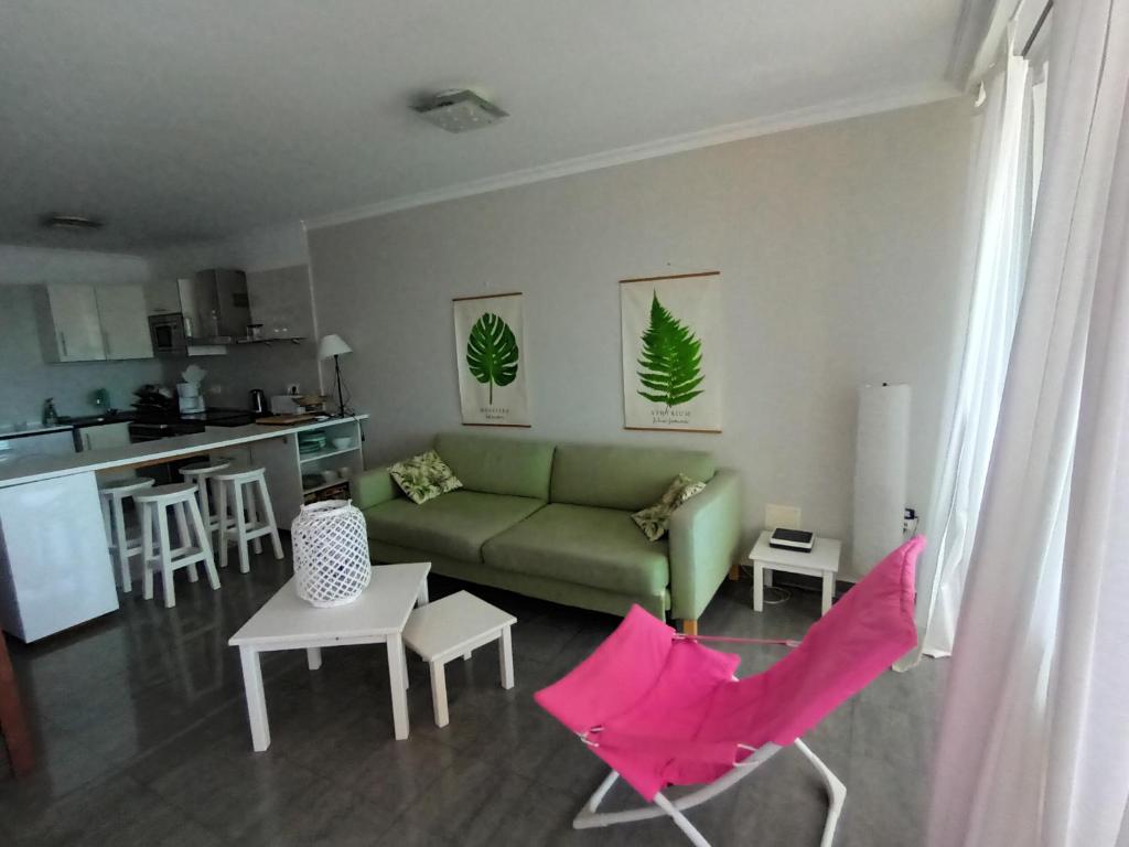 A kitchen or kitchenette at Great oportunity Costa Adeje Holiday apartment first sea line Free Wifi