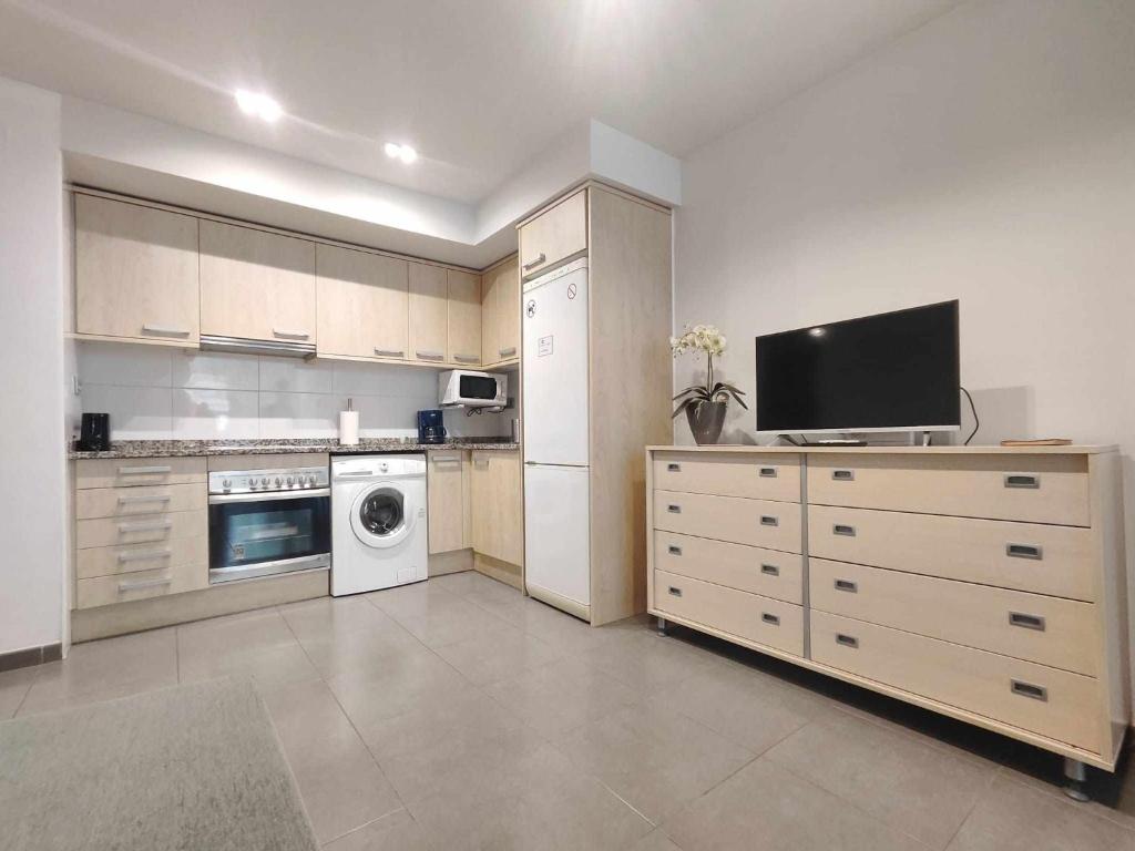 Kuchyň nebo kuchyňský kout v ubytování Mazi Apartments Nest