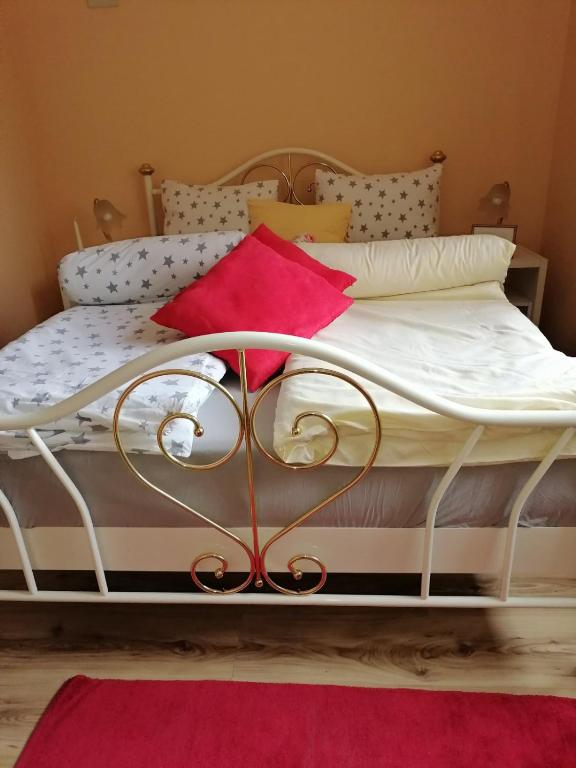 Cama o camas de una habitación en Sun and river Apartments