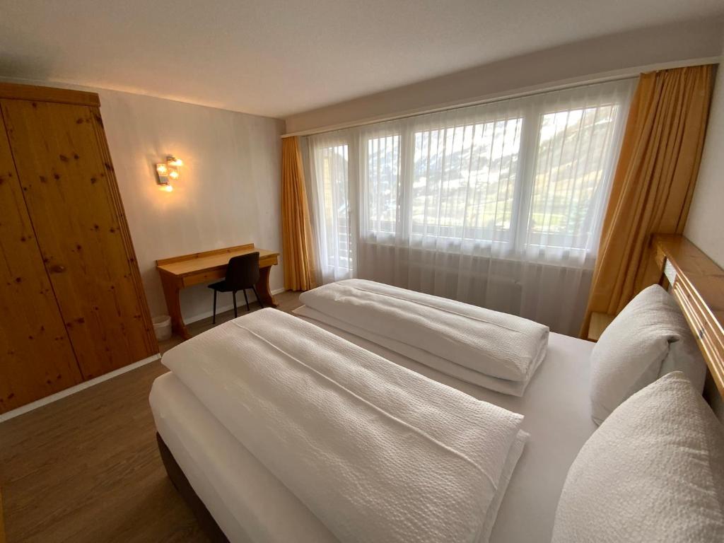 Postel nebo postele na pokoji v ubytování Alfa Appartements Superior