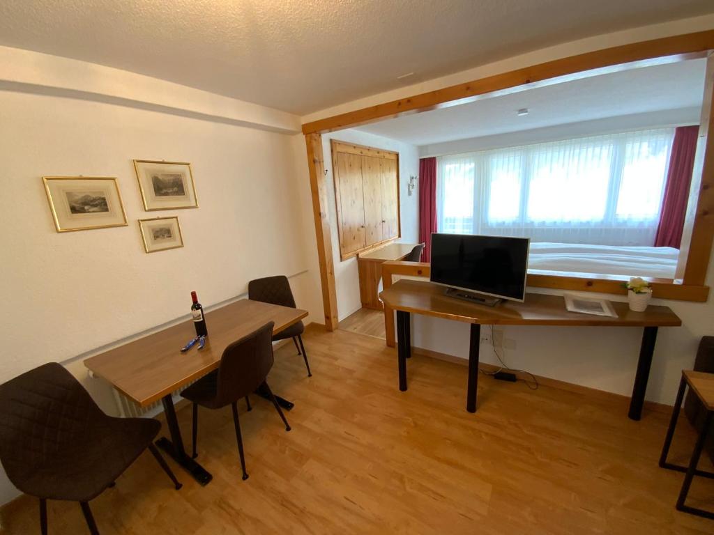 TV a/nebo společenská místnost v ubytování Alfa Appartements Superior