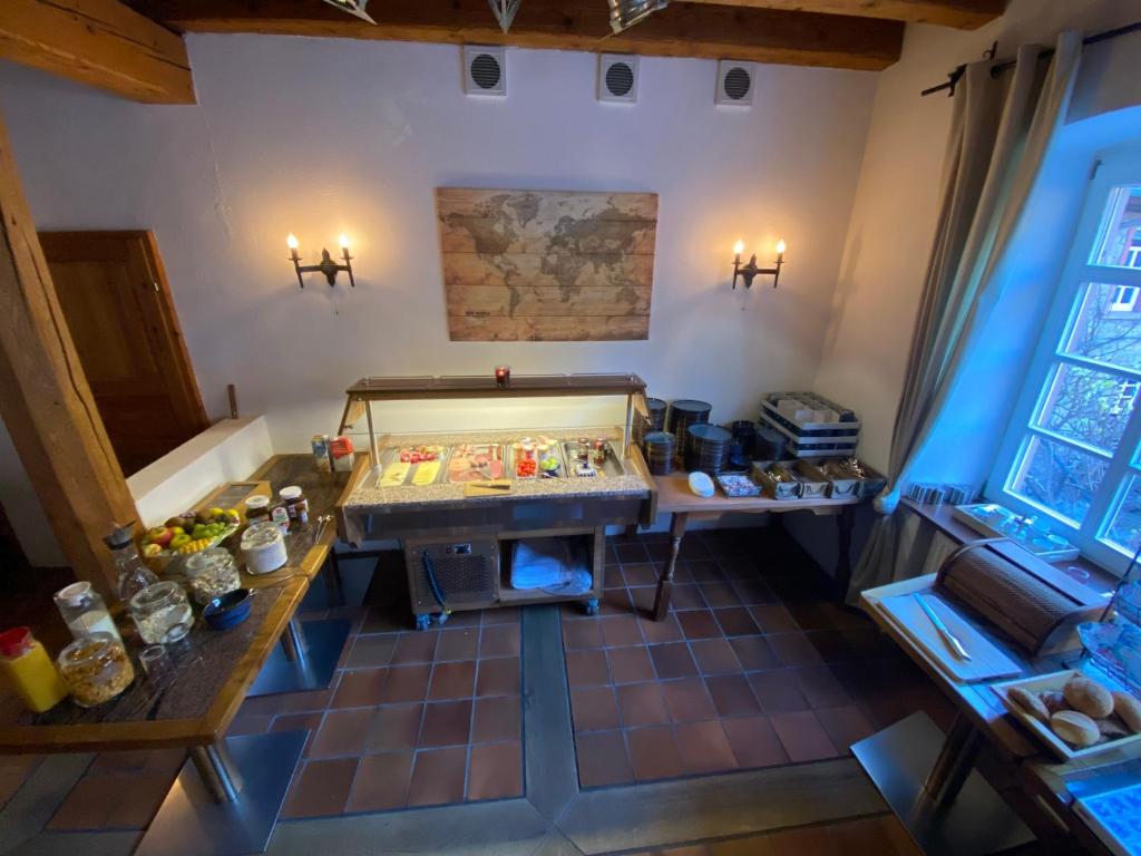 Jídlo v bed and breakfast nebo okolí