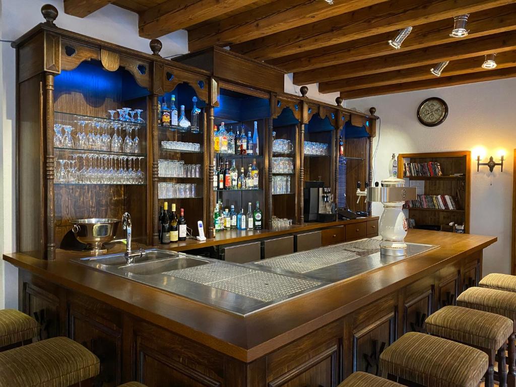 Lounge nebo bar v ubytování Felsenmühle Neuleiningen