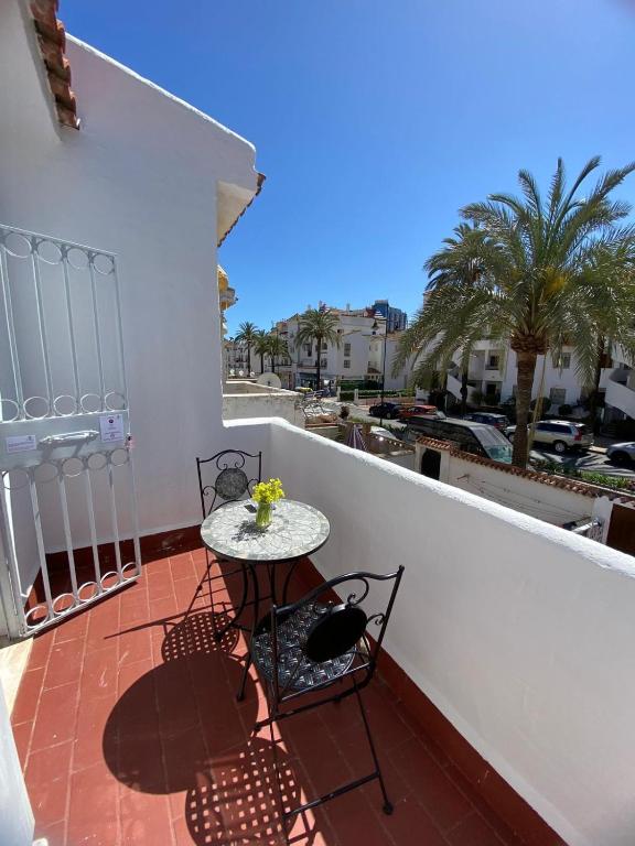 Balkón alebo terasa v ubytovaní Casa de Las Palmeras