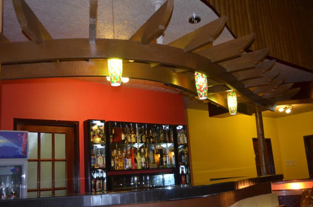 Lounge nebo bar v ubytování Veraneante Resort