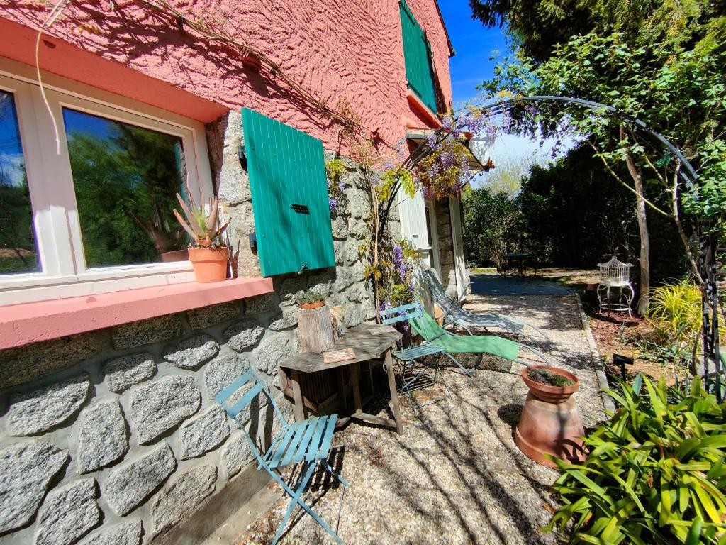 Zahrada ubytování Le gîte '' Au fil de l'eau ''