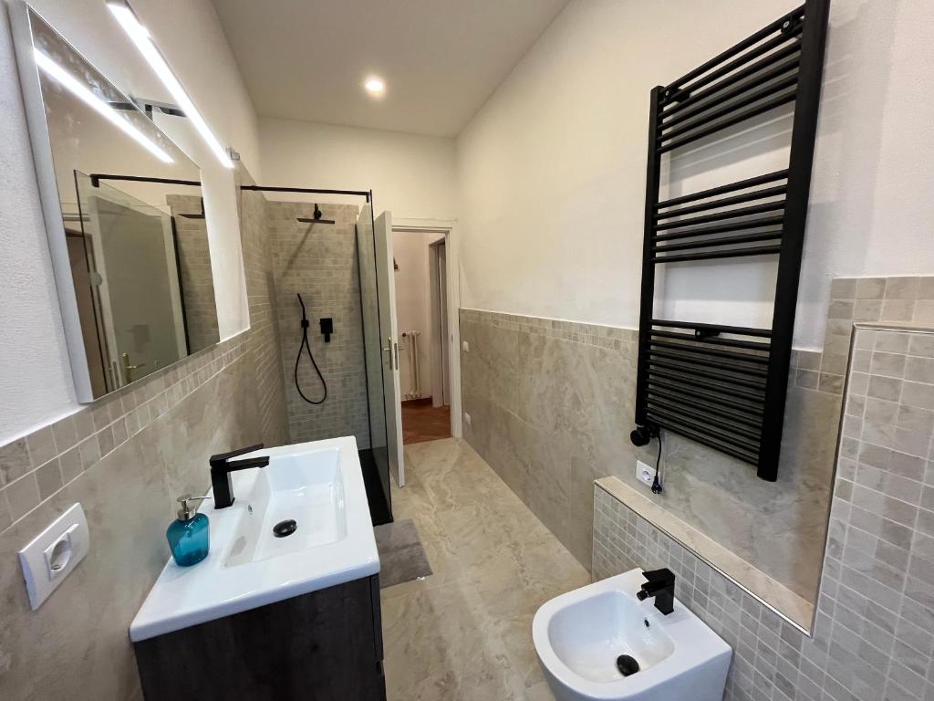 Koupelna v ubytování B&B Terre Toscane