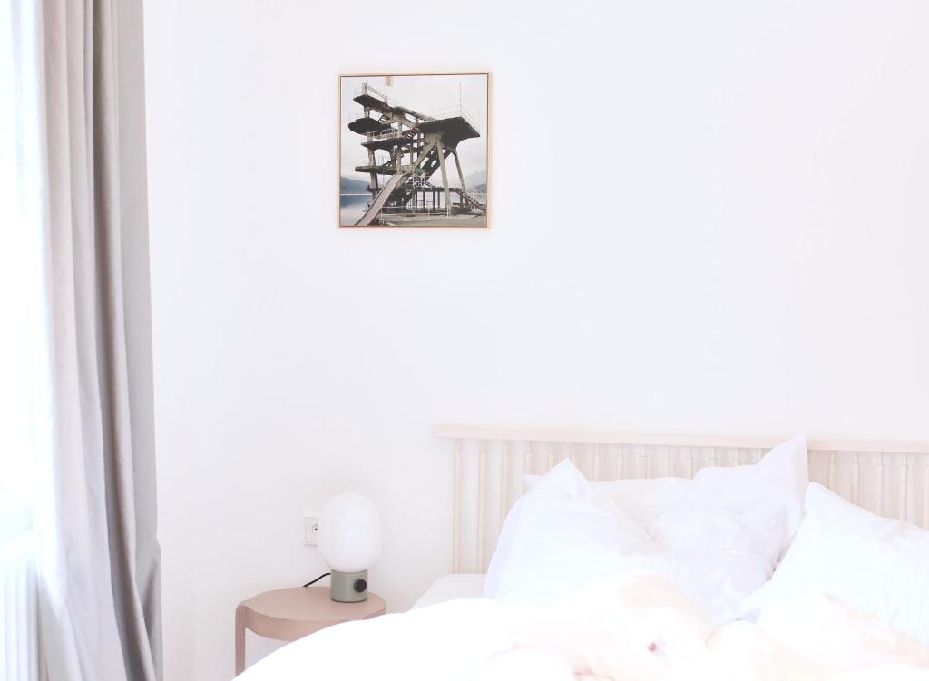 Letto o letti in una camera di Lermooser