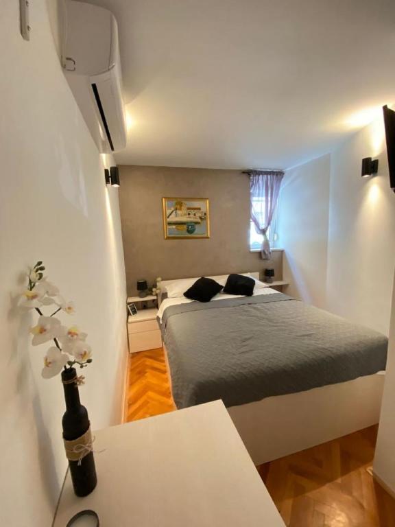 Postel nebo postele na pokoji v ubytování Guesthause Antonio