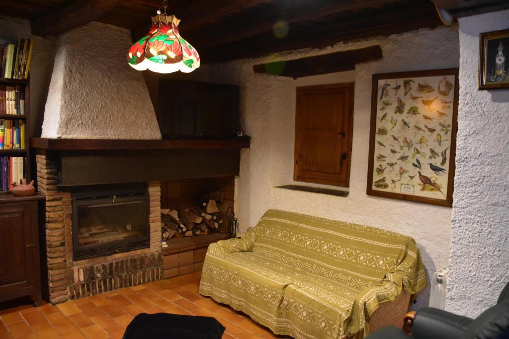 Posezení v ubytování Can More El Pasteral Alojamiento Rural