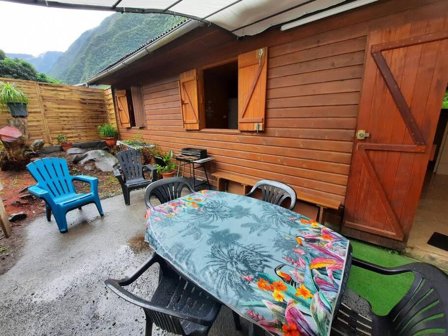 Patio nebo venkovní prostory v ubytování La Caz à Irène