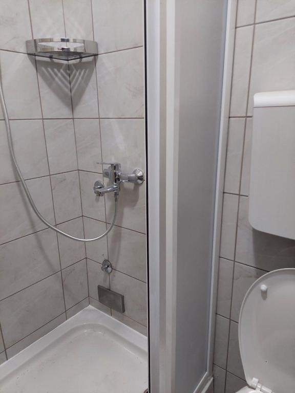 Koupelna v ubytování Apartmani Filip