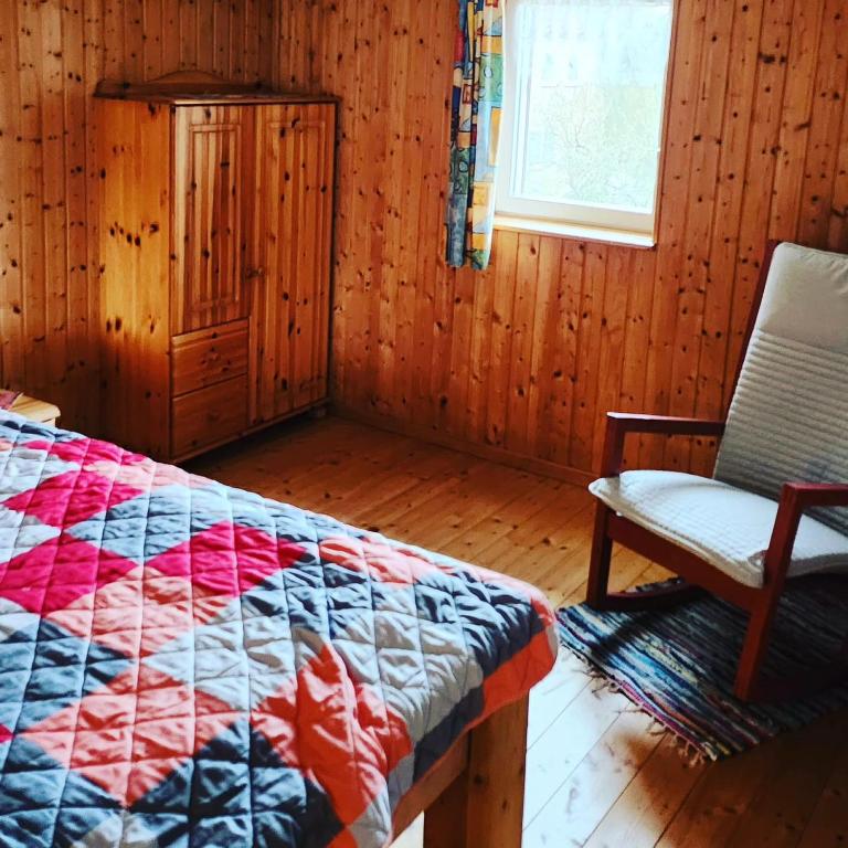 Postel nebo postele na pokoji v ubytování Waldstübchen
